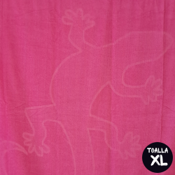 Toalla playa XL Salamandra EGPD26-1 fucsia