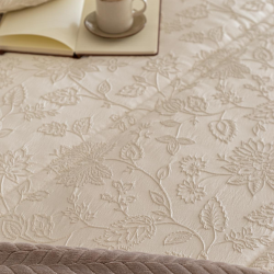 Edredón Invierno Sandeco modelo Volga Jacquard beige natural